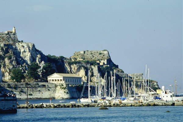 Corfu harbour