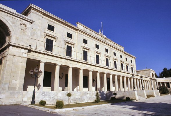 Royal palace on Corfu