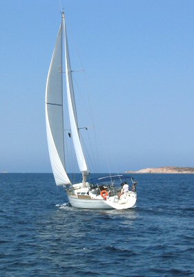Sailing in Corfu