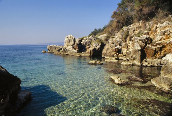 Swimming in Corfu